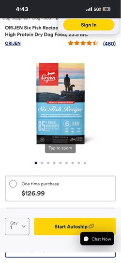 Six fish recipe dog food