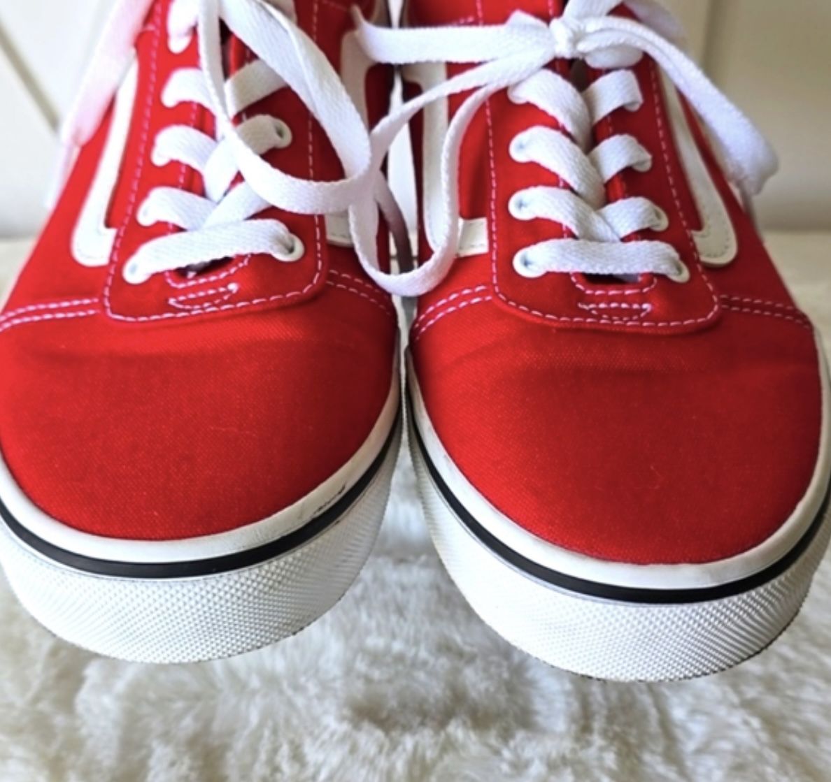 Vans Shoes | Vans Off The Wall Checkered Sole Red, Color: Red/White | Size: 6.0