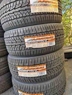 275/45R20 Set De Llantas Nuevas Marca Arroyo Con 50,000 Mil Millas De Garantía 🤩🛞