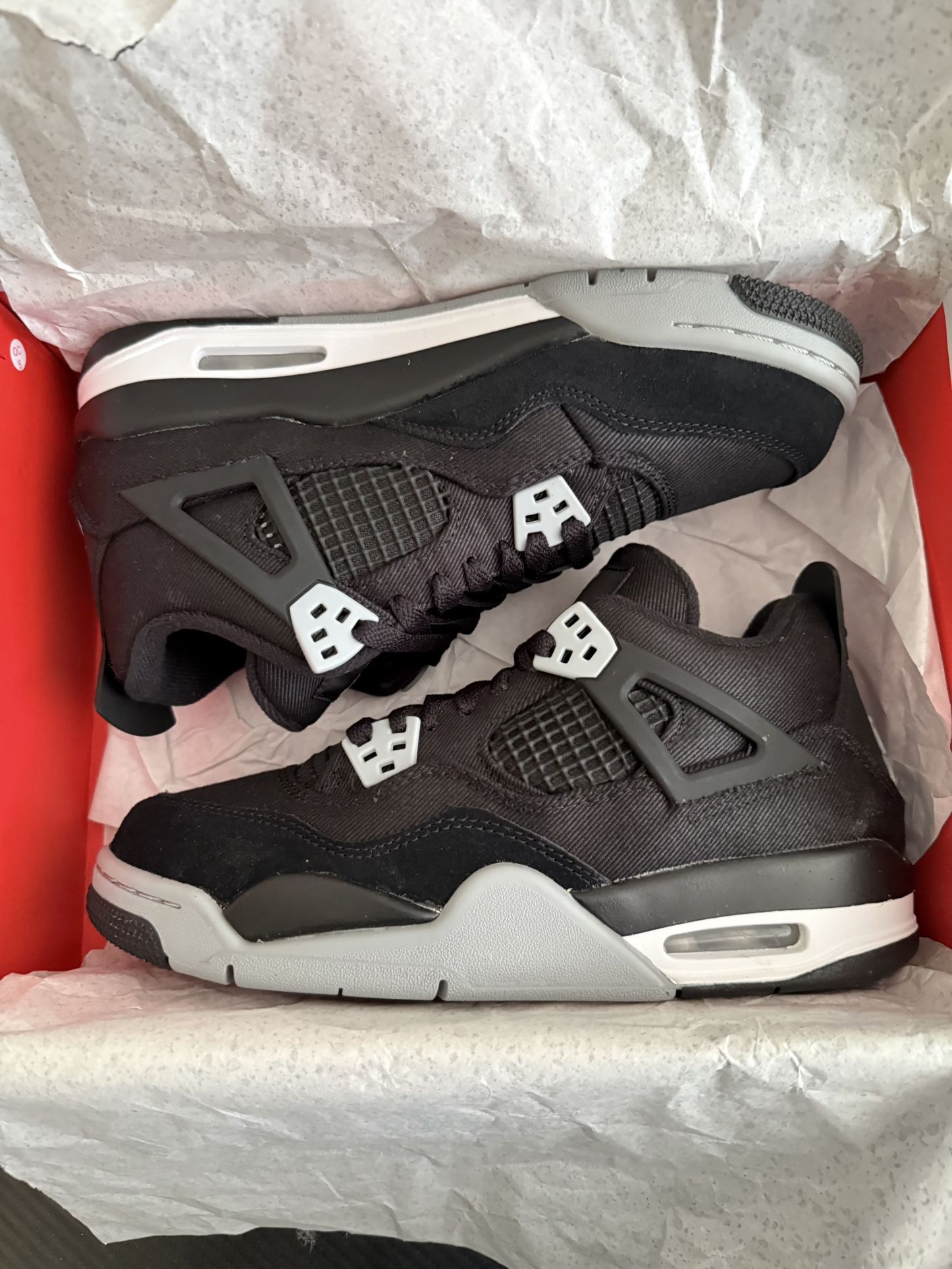 Jordan 4 Black Canvas