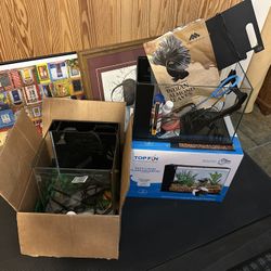 Fish Tank And Accessories 