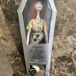 Nightmare Before Christmas Sally Poseable Doll With Sound