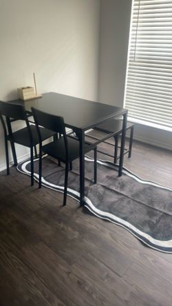 Dinner/Lunch Table set Bench/Chairs