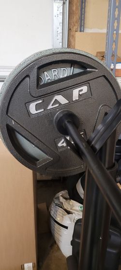 2-Cap-Olympic 45 lbs Plates