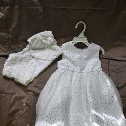 White Holiday Dress 3T