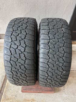 2- Falken Wildpeak A/T tires 265/70R17