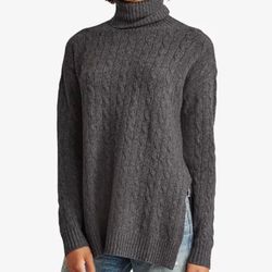 Polo Ralph Lauren women’s Cable Turtleneck Sweater size XS WOOL & CASHMERE