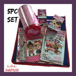 NWT Girls L.O.L. Surprise 5Pc Gift Set