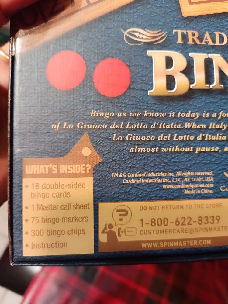 New Bingo Box