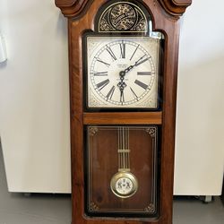 Tempus Fugit Westminster Quartz Wall Clock Quarter Hour Chimes