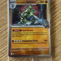 TEAM ROCKET'S TYRANITAR PROMO CARD