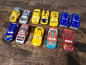 12 Disney Die-cast Cars Lot