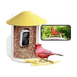 New Birdfy Smart Bird Feeder Camera Auto Record and Save Bird Videos Clear Night Vision Wireless