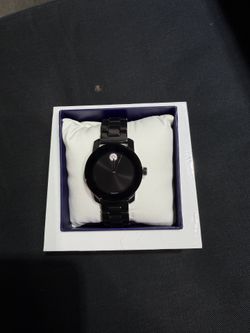 Black Movado women watch