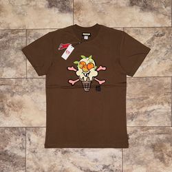 ICECREAM Limited Lunar New Year Edition Peach Crossbones Graphic Tee Brown Size Small