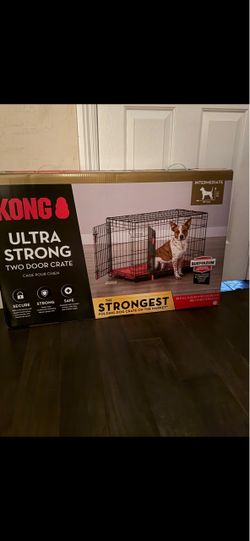 KONG Intermediate Dog Crate – 2-Door – Like New