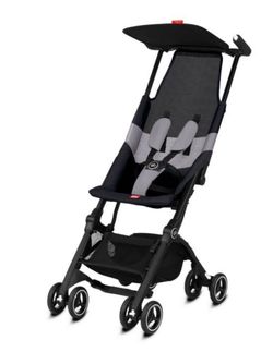 GB Pockit All Terrain Black Light Weight Foldable Travel Stroller