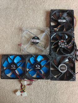 LOT of 6 PC Case Fans
