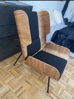 Gus Modern Elk Wingback Chair 