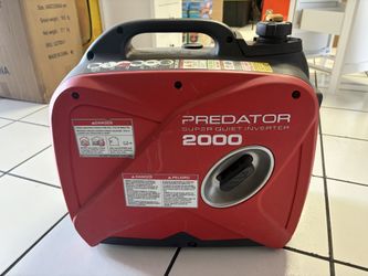 PREDATOR 2000 Watt SUPER QUIET Inverter Generator with CO SECURE Technology, California Compliant