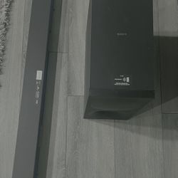 Sony Subwoofer and Sound Bar