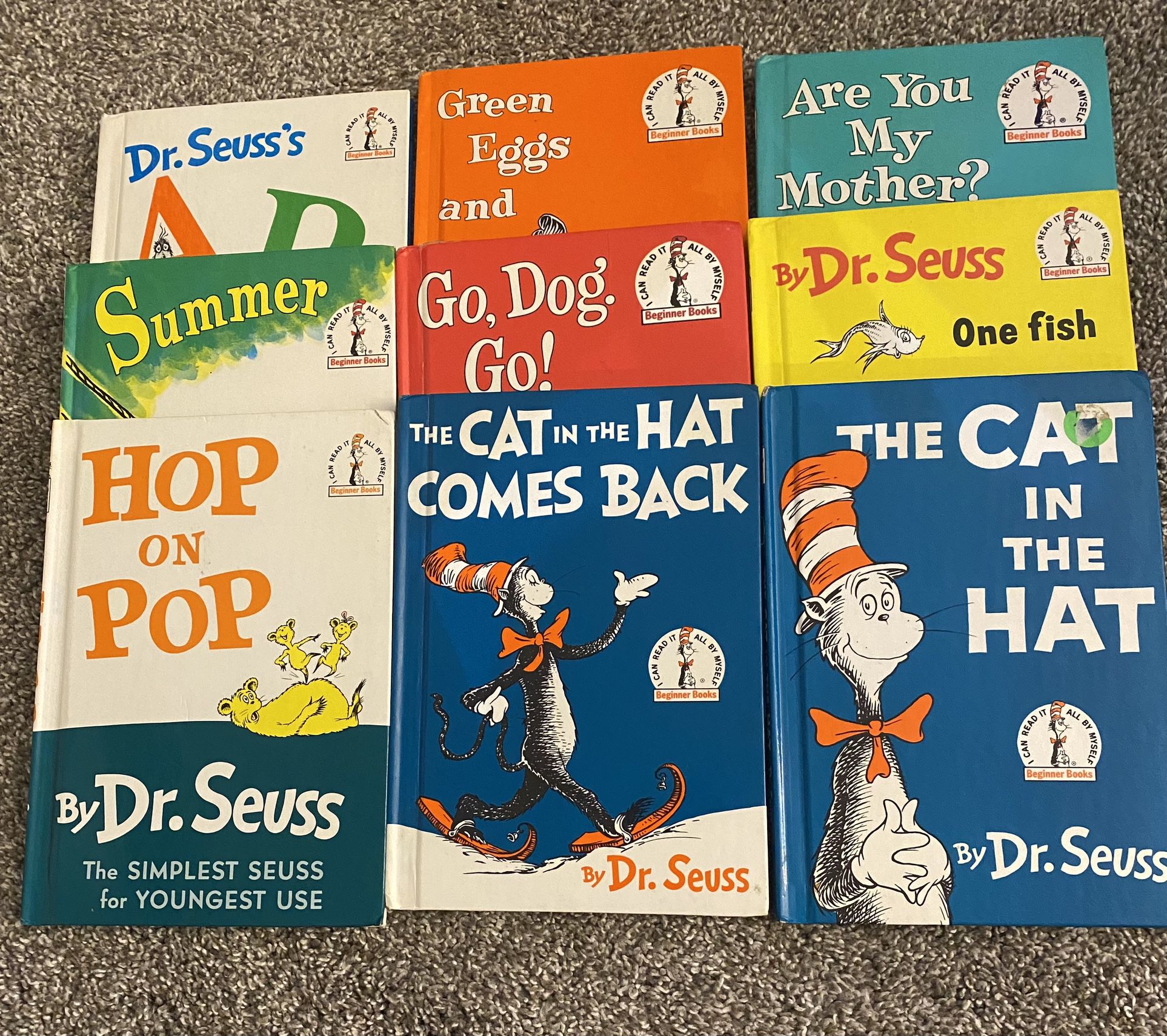 lot of 9 -Dr Suess  Early Beginner Books