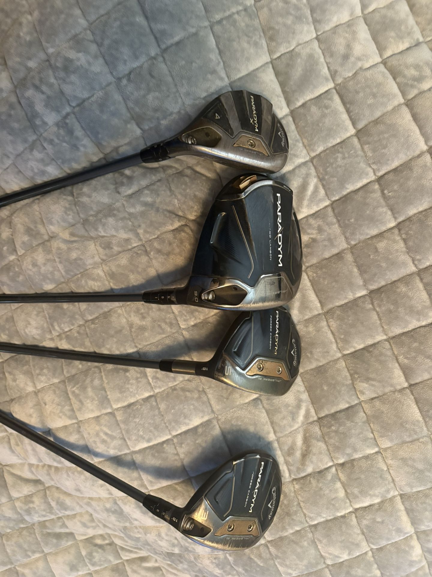 Callaway Paradym 2023 Driver 3W 5W & 4 Hybrid – Great Package Deal