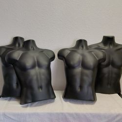 Four man Mannequin shells.  " $20 Each "