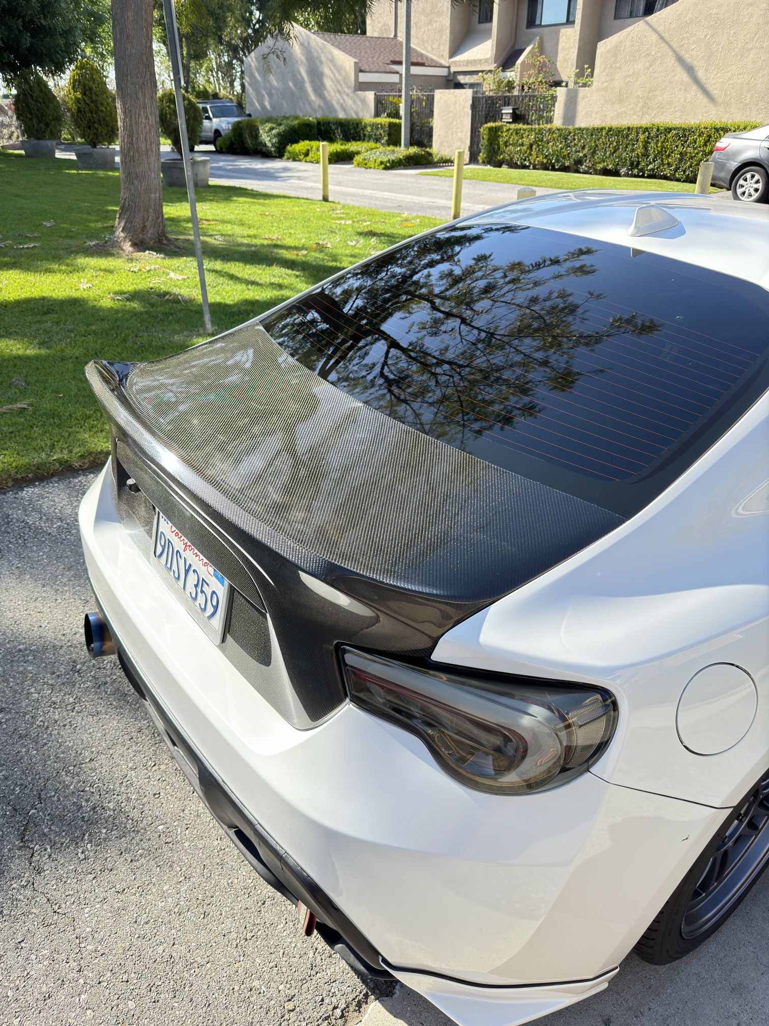 Vis Carbon Fiber Trunk Frs Brz Gt86