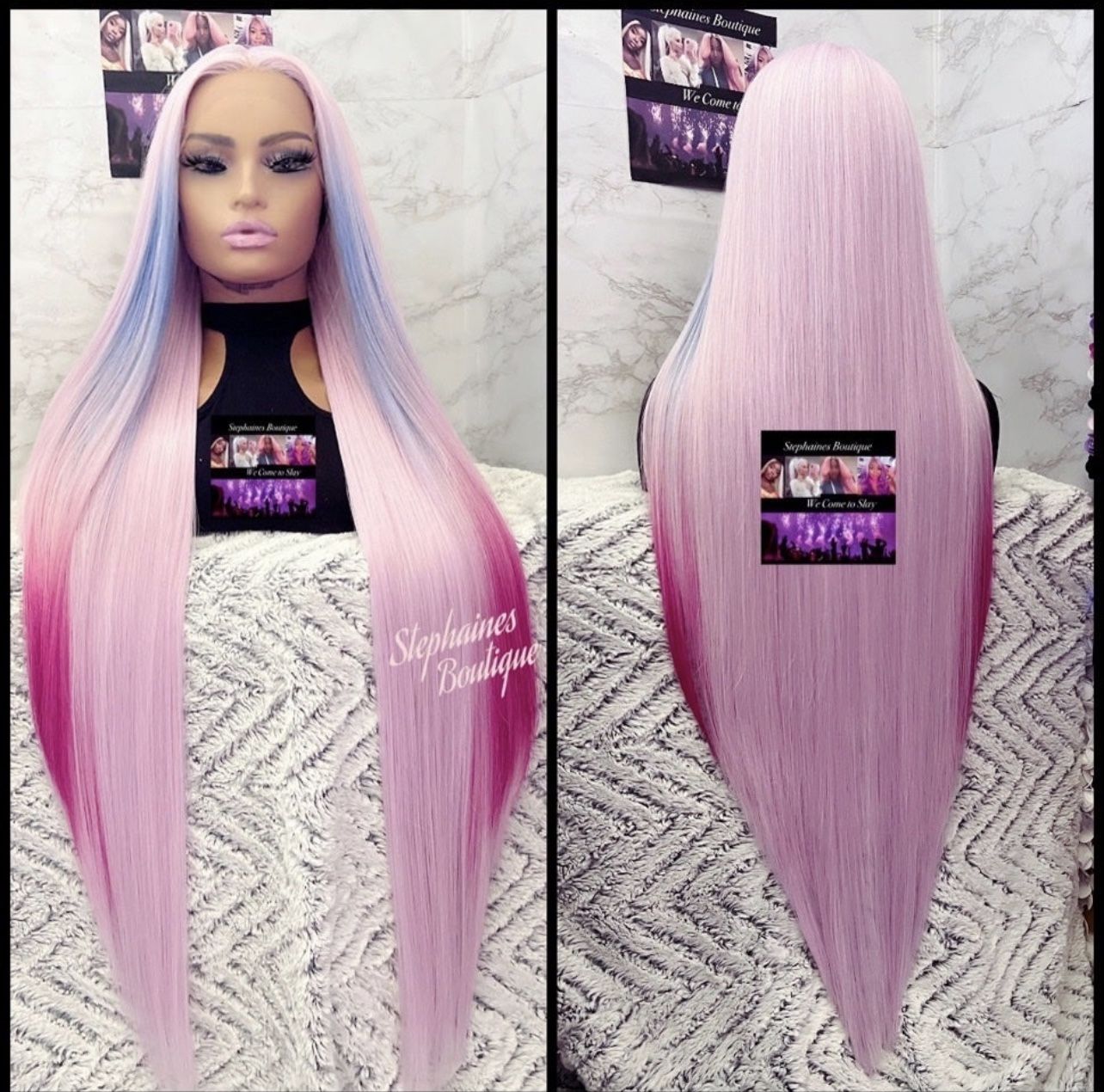 Human Hair Blended Lace Front Wig