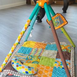 Play Mat With Tummy Time Pillow And Mirror