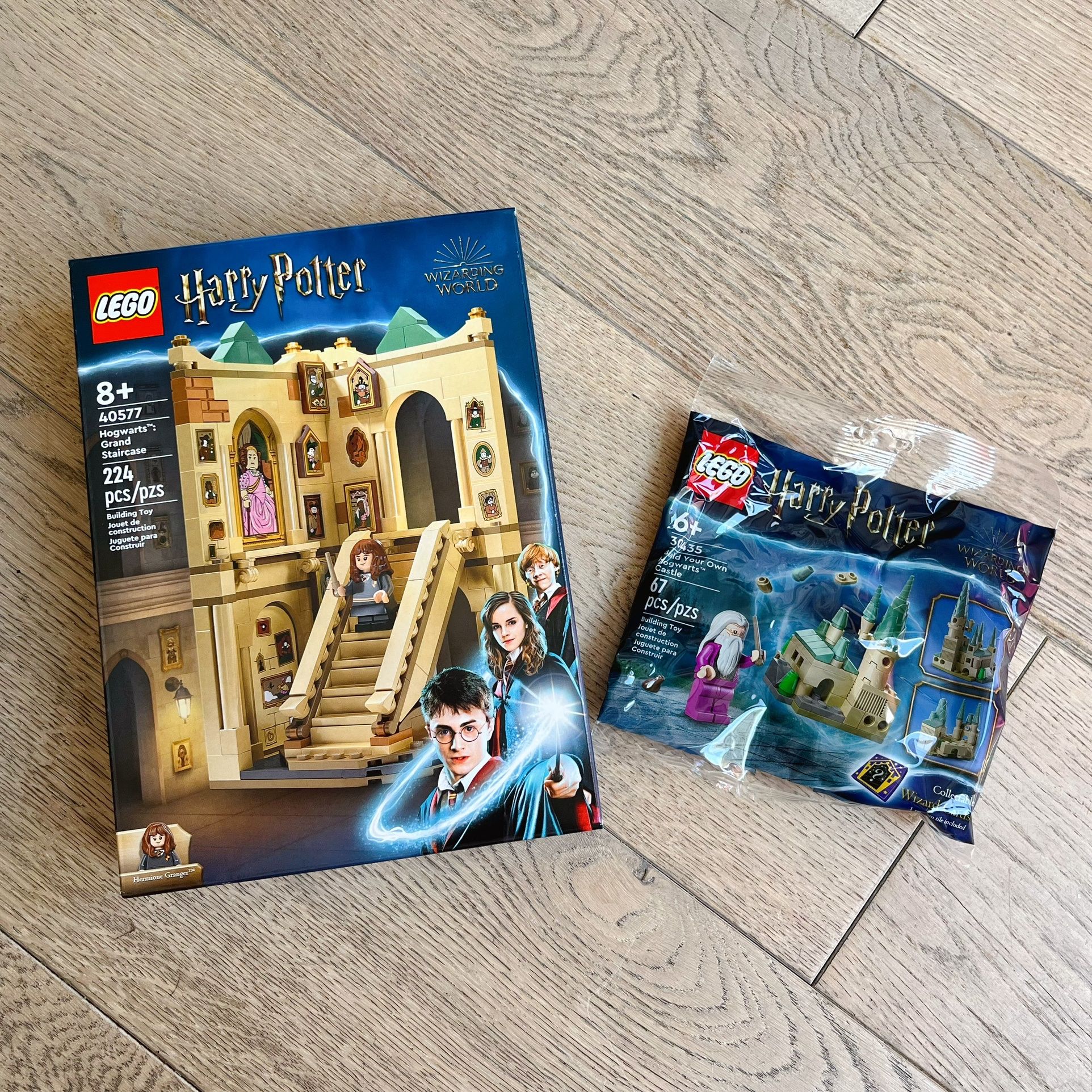 40577 Harry Potter Hogwarts high quality Grand Staircase & 30435 Mini Castle New Sealed!