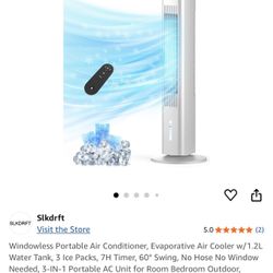New In Box, Air Cooler With Ice Pack