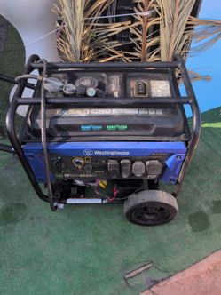 12,500/9,500-Watt Remote Electric Start Dual Fuel Gas and Propane Powered Portable Generator w/ 50 Amp Outlet, CO Sensor