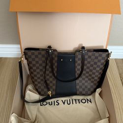 Louis Vuitton - Damier Ebene Jersey Black