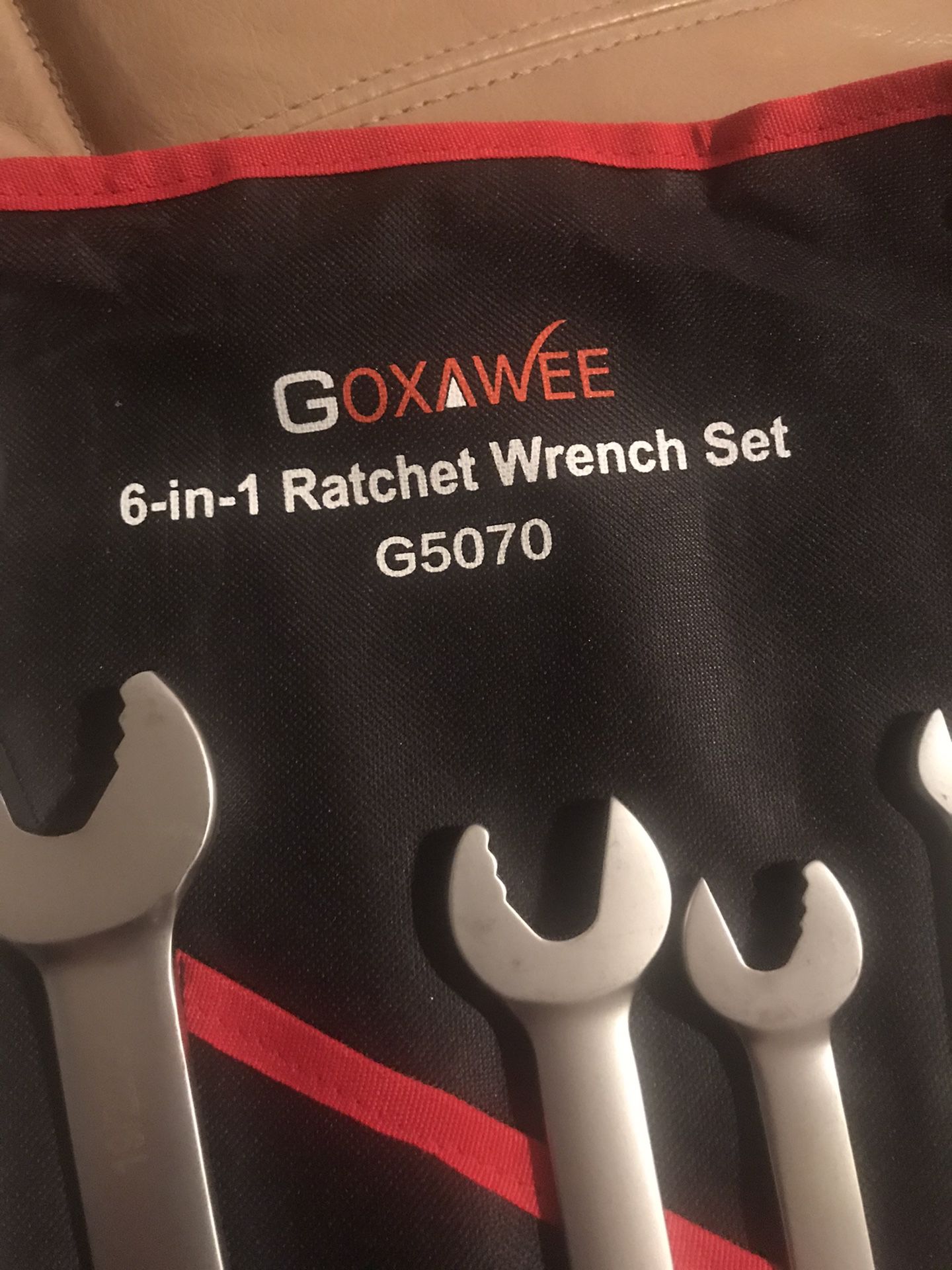 6 in 1 Ratchet Wrench Set New