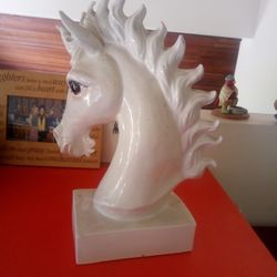Unicorn Head Sculpture