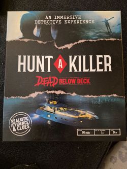 Hunt a killer mystery game