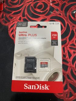 Scandisk Ultra Plus 256 Gb  For Cameras 