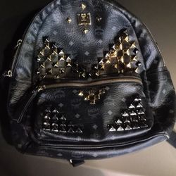 Black MCM Backpack 