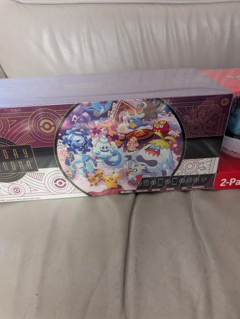 Pokemon Calendar And Bonus Seal.
