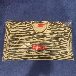 Supreme Box Logo Crewneck Size XL Zebra