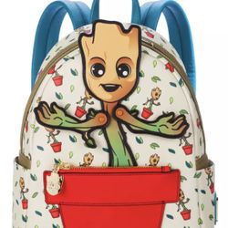 Groot Loungefly Mini Backpack – Guardians of the Galaxy