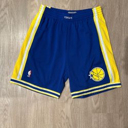 Size Large - Mitchell And Ness Authentic NBA Basketball Shorts Golden State Warriors New Era Supreme