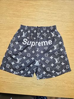 CUSTOM Supreme x LV Monogram Mesh Shorts