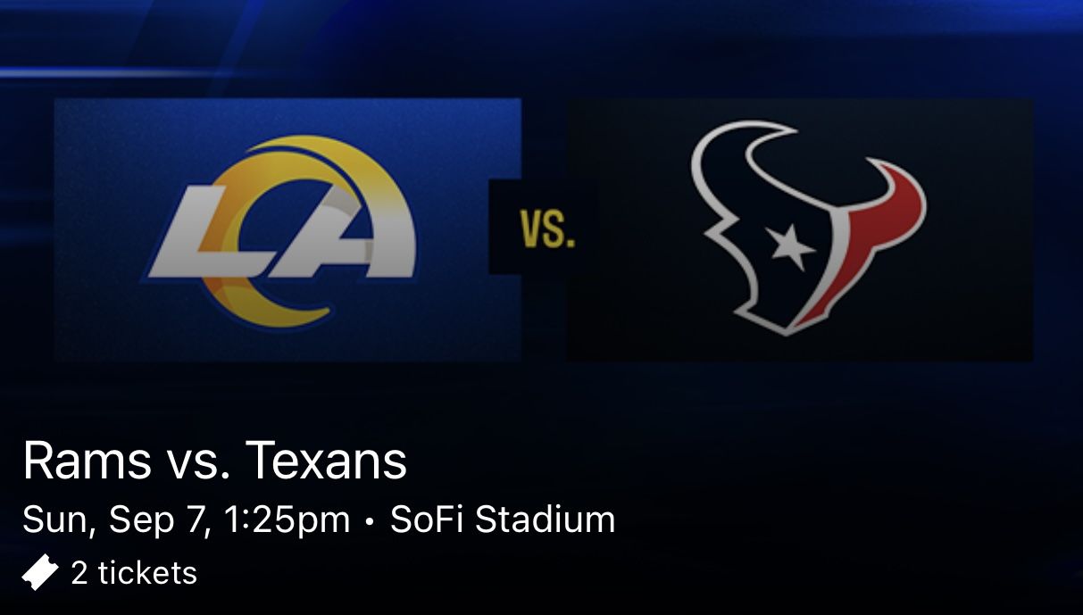 Rams Vs Texans