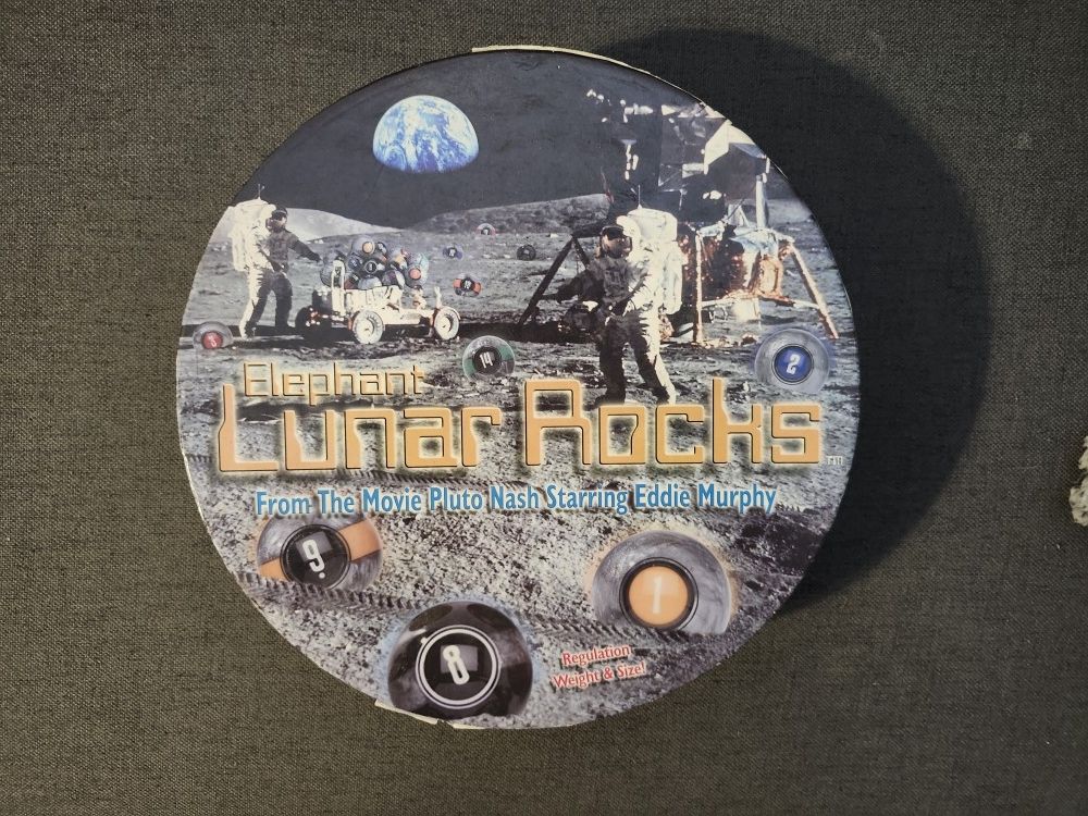 Elephant Lunar Rocks Pool Ball Set