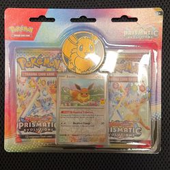 Pokemon Prismatic Evolutions Blister Pack Eevee 
