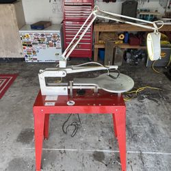 Precision Scroll Saw And Stand-$50