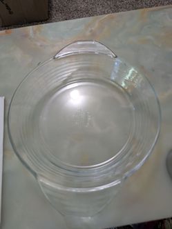 Libbey pie plate